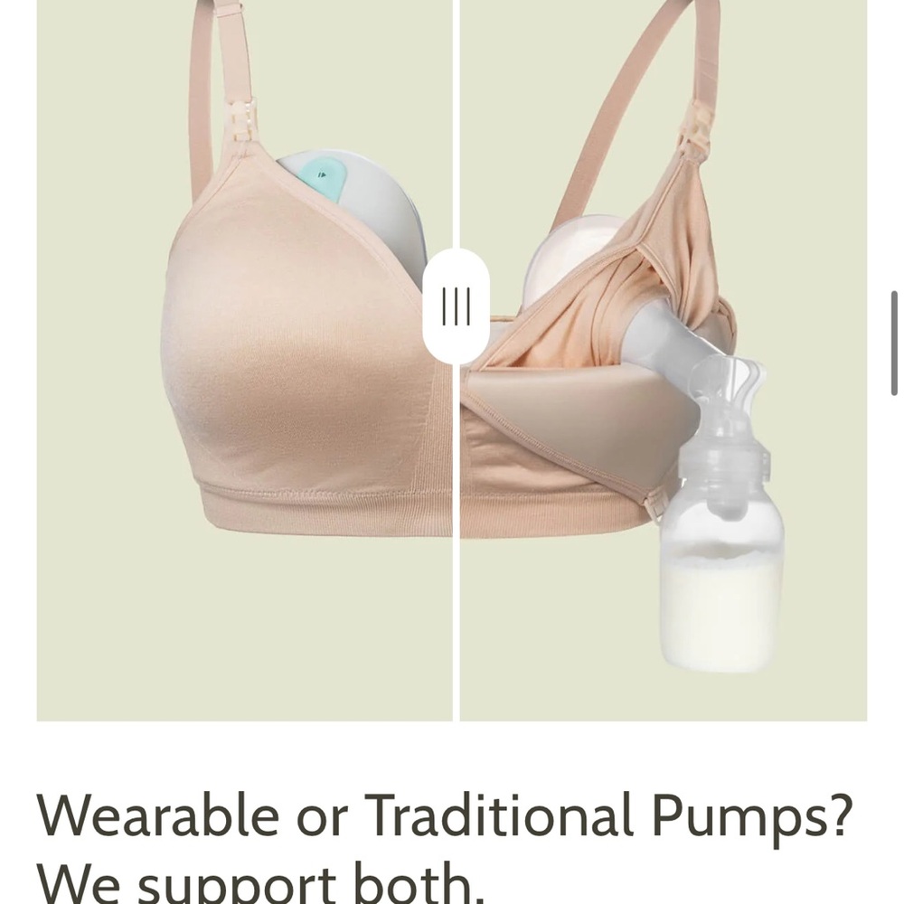Simple Wishes Supermom All In One Nursing Bra Feeding Accessible NWT‎ Sz 32DD